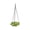 Green, variant on Green Outdoor Hanging Bird Feeder With Four-Leaf Clover Shape 4 Separate Compartments And Dual-Purpose Design For Food And Water For Garden And Balcony 8.98In Width 0.29Lb Plastic