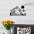thumbnail image 3 of Ada Home Decor Furniture Black Serene Modern Metal Wall Art, 3 of 4