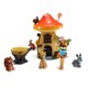 thumbnail image 1 of Set de decoración de jardín con figura de hada de resina con forma de casa de hongos, 1 of 1