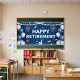thumbnail image 5 of Glitter Design Retirement Banner Sparkling Balloon Decorative Stars for Retirement Party Indoor Event Celebration, 5 of 8