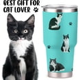 thumbnail image 5 of Cat Tumbler Stainless Steel Insulated Travel Coffee Cups with Lid and Straw,Ideal Gift for Cat Dad/Mom, 5 of 5