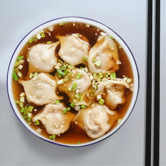 HAKIDZEL Enamel Serving Bowls For Restaurants 4Pcs 7.9In Diameter x 2.4In Height