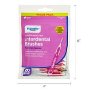 Equate Interdental Brushes, Mint, Moderate, 20 Count