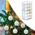 thumbnail image 1 of 36 piezas de pequeños colgantes navideños, bolas navideñas, adornos de bolas para árboles de Navidad, adornos navideños para interiores y exteriores,, 1 of 8