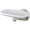 Brushed Nickel, variant on Kingston Brass BA1755BB Heritage Wall-Mount Soap Dish - Brass