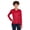Charcoal Heather, variant on The Team 365 Ladies' Zone Performance Long-Sleeve T-Shirt - SPORT RED - S