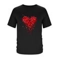 thumbnail image 4 of Wavsuf Mens Graphic Shirts for Men Tees Short Sleeve Round Neck T Shirt Black Size S, 4 of 5