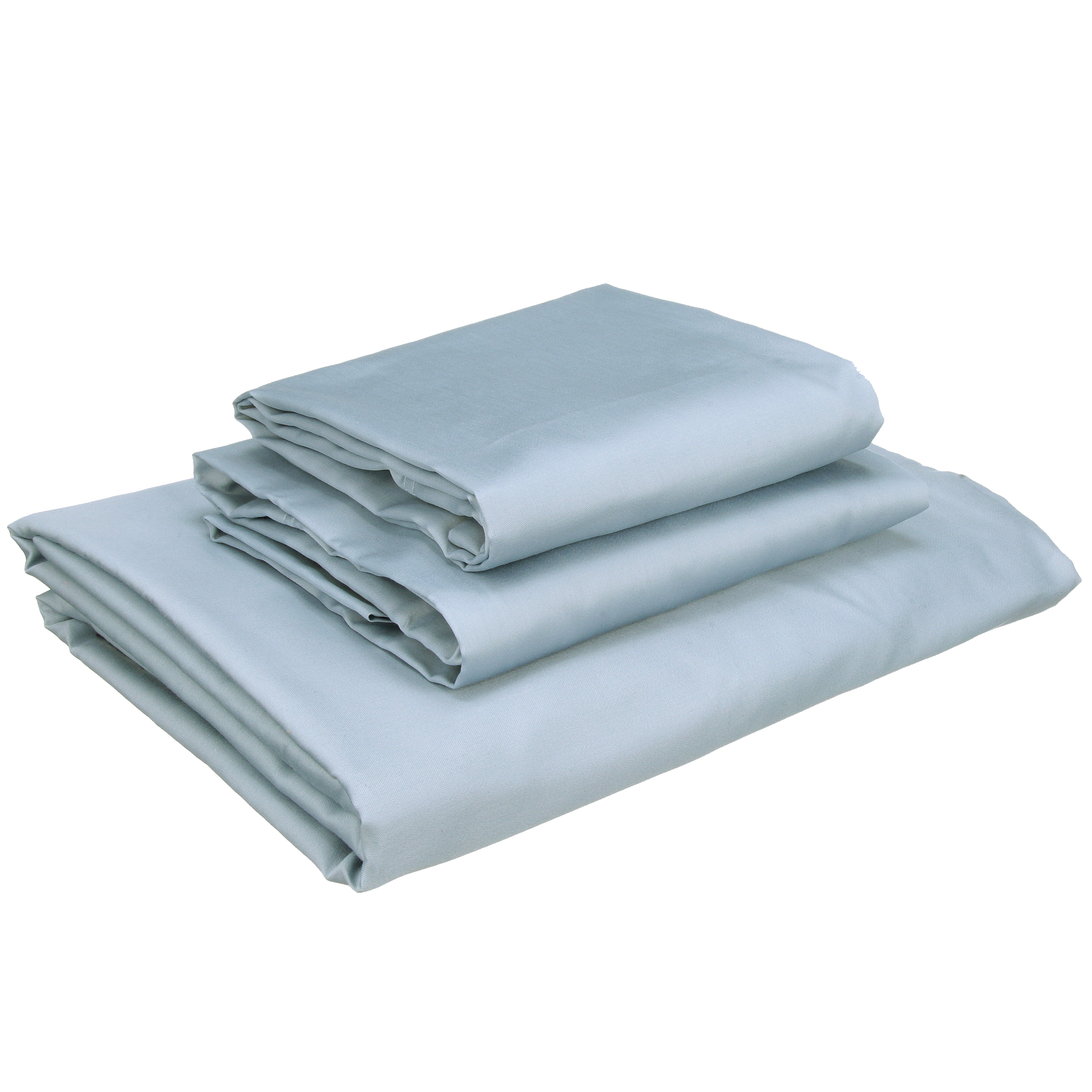 Better Homes & Gardens 300 Thread Count 100% Cotton Wrinkle Resistant Sheet Set, King Blue Chalk