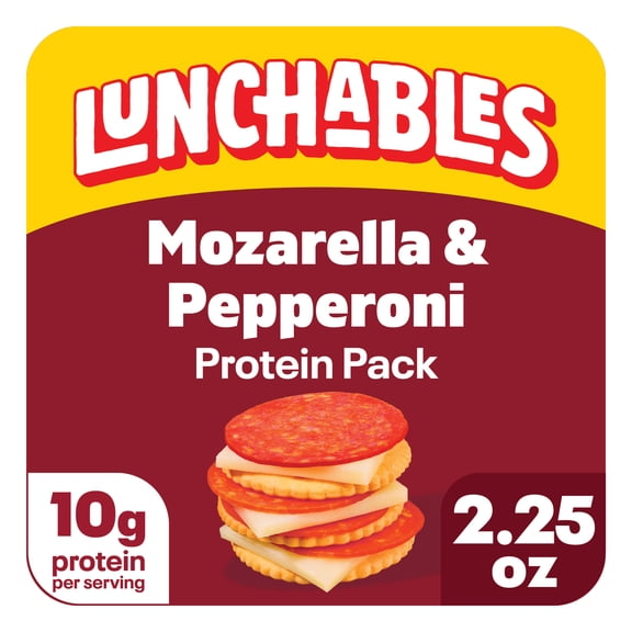 Lunchables Mozzarella & Pepperoni Protein Pack, 2.25 oz Pack