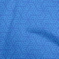 thumbnail image 1 of oneOone Polyester Spandex Medium Blue Fabric Geometric Sewing Material Print Fabric By The Yard 56 Inch Wide, 1 of 4