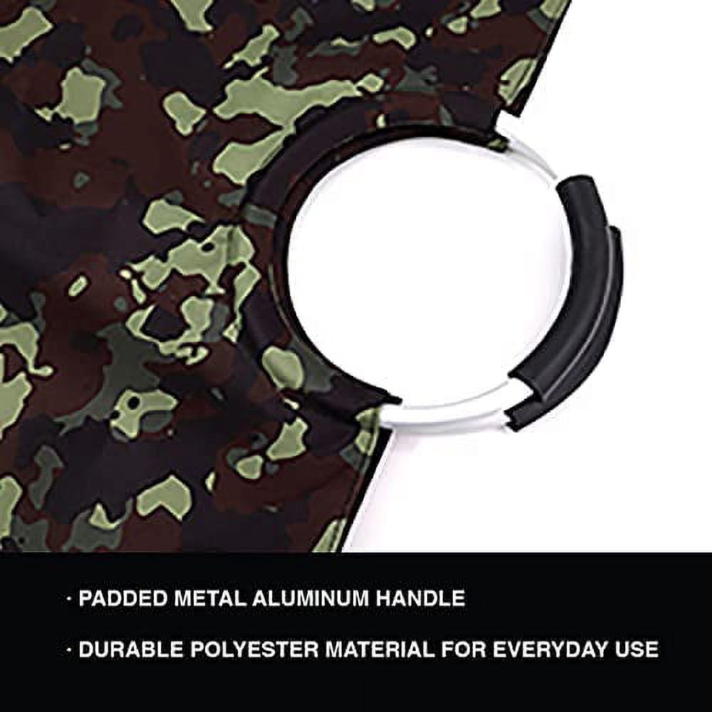 ORGANIZE MY HOME EXTRA LARGE COLLAPSEABLE LAUNDRY HAMPER DURABLE FABRIC PERFECT FOR DORM ROOMS, BEDROOMS, BATHROOMS, COLLEGE, OR KID'S ROOMS (CAMO)