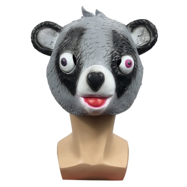 Máscara para disfraz de cosplay, divertido casco de oso, animal y unicornio
