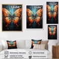 thumbnail image 4 of Designart "The Cosmic Butterfly Surrealism" Animals Floater Framed Wall Art Print, 4 of 7