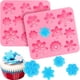 thumbnail image 1 of Herramienta para hornear galletas de fondant tridimensional con temática navideña con juego de sellos de émbolo, pan de jengibre para niño/niña, muñeco de nieve, Papá Noel, árbol de Navidad, reno,, 1 of 8