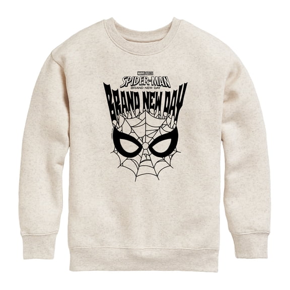 Spider-Man - Webs Graphic Long Sleeve Fleece Sweatshirt