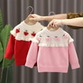 thumbnail image 4 of Godderr Toddler Kids Knitted Sweater for Girls Boys,9M-6Y Round Neck Long Sleeve Baby Knitting Sweater Newborn Pullover Knite Tops Fall Winter Outfits, 4 of 8