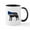 White/Black Inside, variant on CafePress - MOUNTAINS Mugs - 11 oz Ceramic Mug - Novelty Coffee Tea Cup