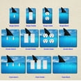 thumbnail image 3 of Off The Wall Plates - Shark Fin - Single Gang Light Switch, 3 of 4