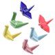thumbnail image 5 of soportes para palillos de cerámica con forma de grulla de papel, para cucharas y tenedores, 5 of 5