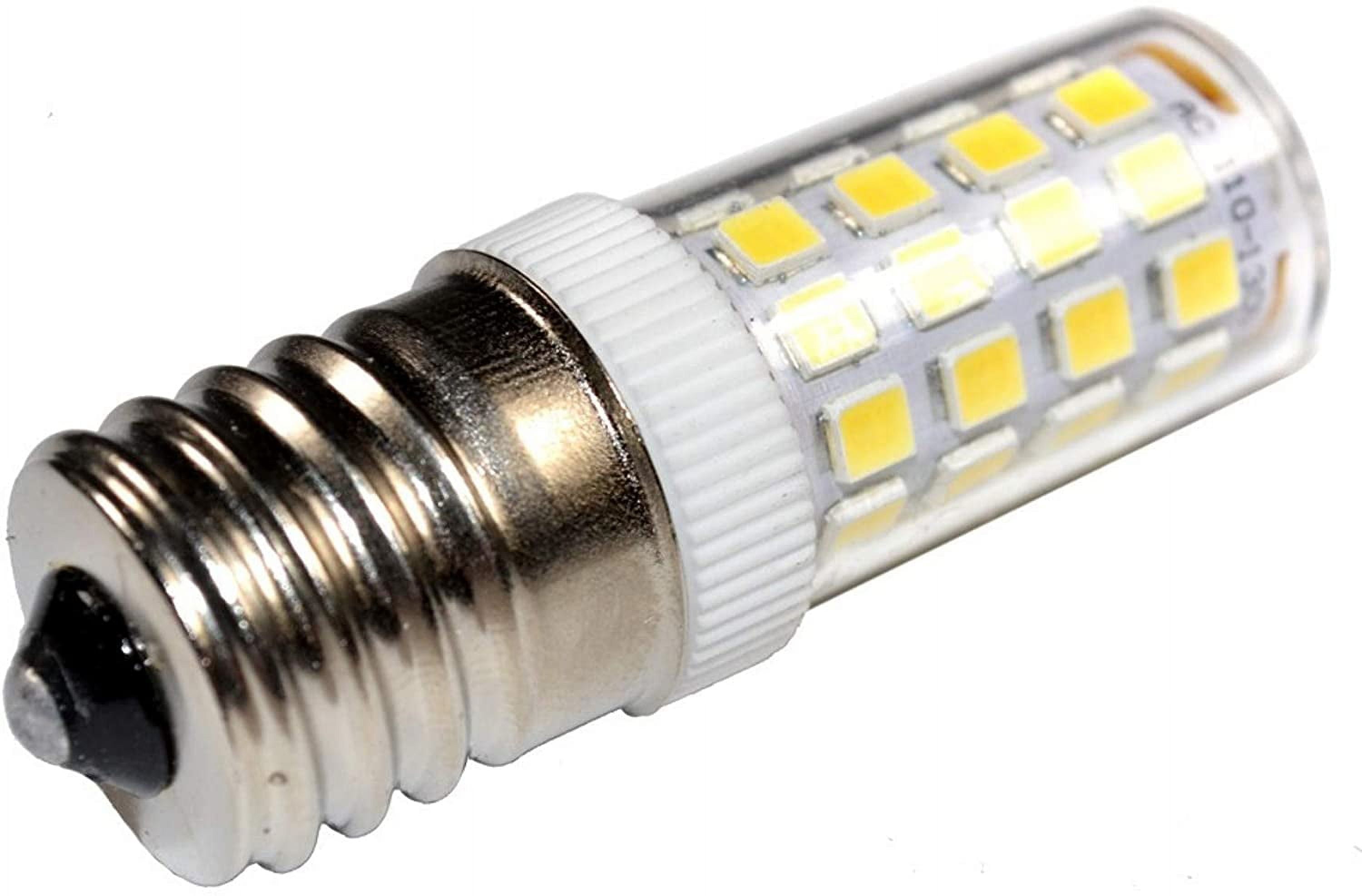 HQRP 2-Pack 110V E17 Dimmable LED Light Bulb Cool White for Whirlpool 8206232A Light Bulb Replacement fits Maytag