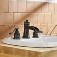 thumbnail image 2 of BWE 8 Inch Widespread Bathroom Faucet Oil Rubbed Bronze with Pop Up Drain and Supply Hose Lead-Free Two-Handle 3 Holes Waterfall Bathroom Sink Faucet Lavatory Mixer Tap, 2 of 9