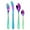 Phantom - 4 pieces, variant on 304 Stainless Steel Tableware Set  Home Creative Western Cuisine Hotel Steak Knife  Fork Spoon 4 Piece Set  Gold Silver Rose Black Color YSH