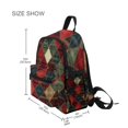 thumbnail image 3 of FORMRS Kids School Backpack with Front Zippered Pocket 12" Student Travel Daypack, Dark Tartan Pattern, 3 of 6
