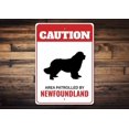 thumbnail image 1 of Newfoundland Dog Sign Caution Dog Sign Newfoundland Lover Dog Breed Signs Newfoundland Gift Gate Dog Sign Dog Metal Sign Size: 8 x 12 Inch, 1 of 4