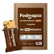 Fodmazing Fodmap Bars, Dark SE33Chocolate Peanut Butter, 12 Count, High Protein Snack Food Bars