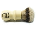 thumbnail image 3 of Parker Safety Razor Silvertip Shaving Brush with Brush Stand - Extra Soft Bristles -(Ivory Color), 3 of 5