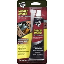 Dap 7079800754 Gasket 100% Rtv Silicone 2 Raw Building Material, Black