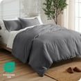 thumbnail image 5 of Bare Home Luxury Duvet Cover and Sham Set - Premium 1800 Collection - Ultra-Soft - Queen, Gray, 3-Pieces, 5 of 8