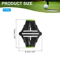 thumbnail image 2 of Plantilla de marcador de bola de golf Uxcell, herramienta de alineación de bola de golf de triple pista, marcador de dibujo de línea negro/verde, 2 of 7