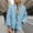 Sky Blue, variant on Vivianyn HD Women's Oversized Quilted Fleece Jacket, Zip Up Warm Winter Casual Coat,Orange,Size S-XXL