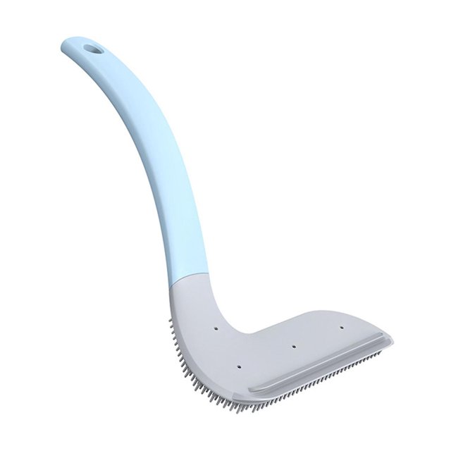 Rascador de encimera de baño de Golf creativo cepillo de limpieza de espejo de baño multifuncional de goma suave, azul Iceberg