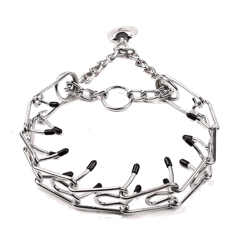 Ccdes Dog Choke Collar Prong Dog Training Collar Dog Pinch Collar Dog Chain Collar Dog Collar Dog Prong Collar Stainless Steel Adjustable Dog Choke Co
