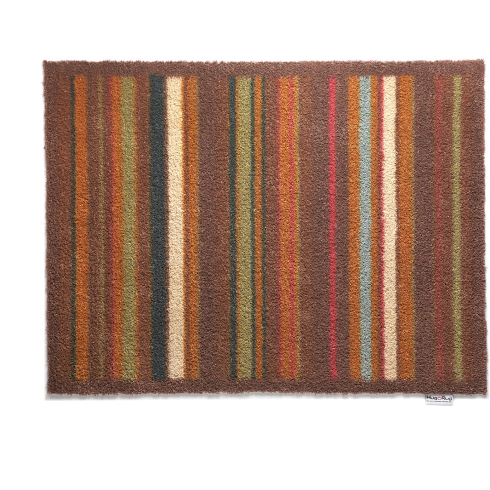 Bosmere EcoFriendly Dirt Trapper Multi Stripe Brown Washable Accent