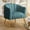 Blue, variant on SEYNAR Oversized Glam Velvet Pumpkin Barrel Accent Chair,Modern Upholstered Cream Side Sofa Armchair for Living Room,Vanity (Purple)