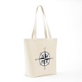 thumbnail image 7 of CafePress - Vintage Compass Tote Bag - Unisex Canvas Tote Bag, Beige, 1-Piece, 7 of 7