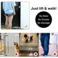 thumbnail image 3 of Dog Safety Gates, Pet Gates, Pet Gates, Retractable Pet Gates For Stair Kitchen Portable Foldable Install Anywhere,, 3 of 5