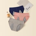 thumbnail image 5 of Yintry Girls Period Panties Cotton Menstrual Underwear, 6-Pack, Size XS-L, 5 of 6