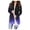 Dark Purple, variant on Lightweight Cardigans for Women 2023 Fashion,Loose Open Front Drape Cardigan Gradient Print Casual Long Sleeve Holiday Coats Fall Winter Mid-Length Thin Jacket