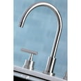 thumbnail image 4 of Kingston Brass KS8728CML Manhattan Widespread Kitchen Faucet with ABS Sprayer..., 4 of 7