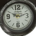 thumbnail image 4 of DecMode 8" Black Metal Bike Scooter Clock, Set of 2, 4 of 10