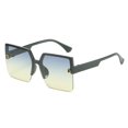 thumbnail image 1 of Gafas De Sol Cuadradas De Color Degradado De Moda Con Logotipo D Para Mujeres De Marco Grande Para Hombres, 1 of 4