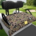 thumbnail image 4 of XYZCANDO Bird Camo Golf Cart Seat Cover with 4 Storage Pockets - Universal Non-Slip Washable Protector for 2-Seat Golf Carts, 4 of 9