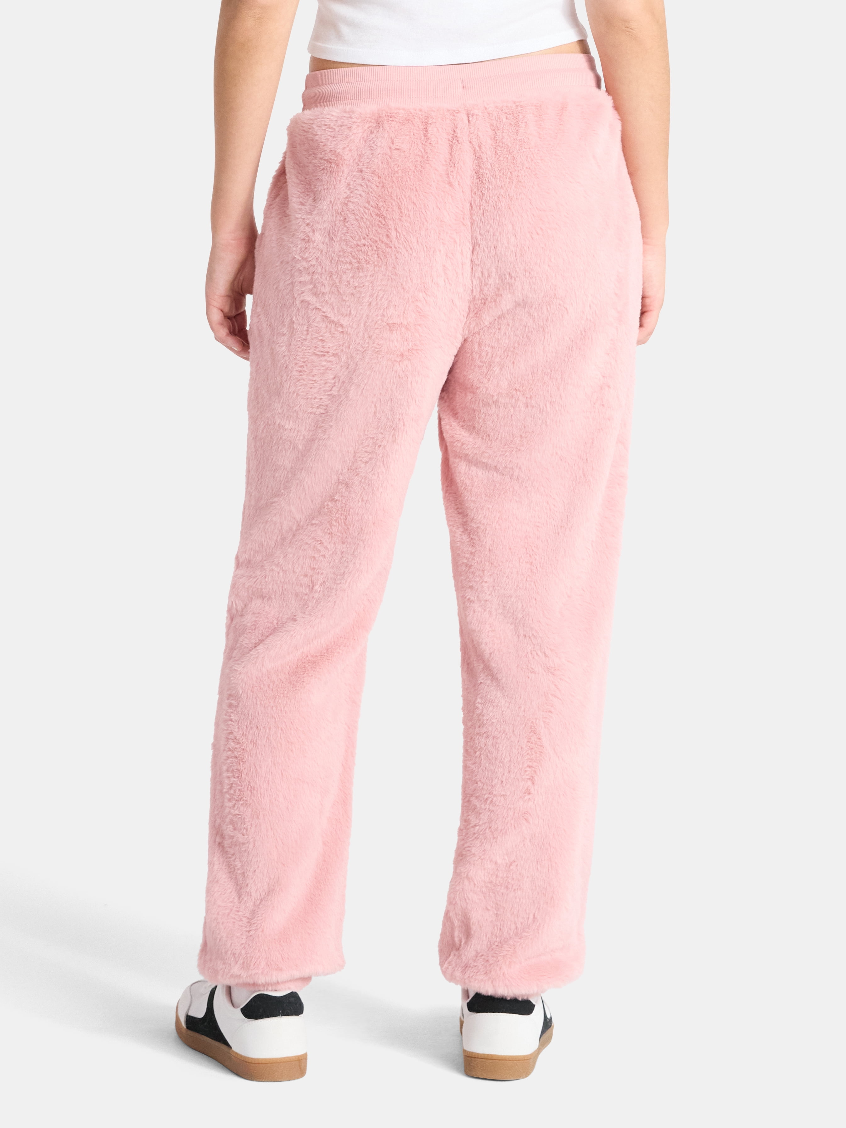 No Boundaries Christmas Plush Pants, 30'' Inseam, Women's, & Women's Plus