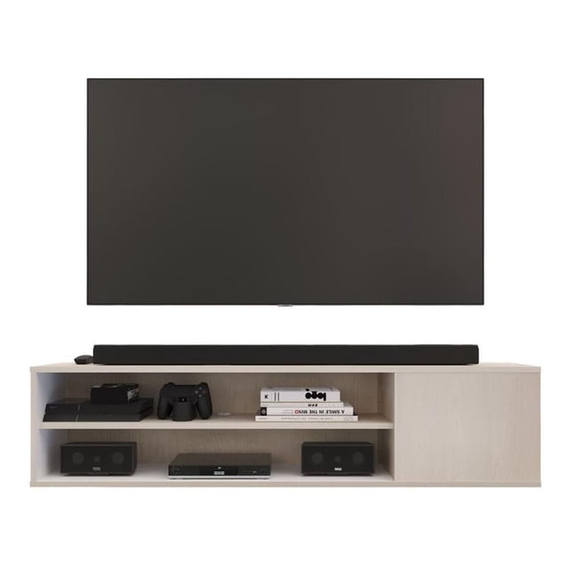 Mesa de TV Maderkit Good Flotante 140 COLOR Niebla