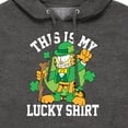 thumbnail image 3 of Garfield - This Is My Lucky Shirt - Men's Pullover Hooded Fleece Sweatshirt, 3 of 5