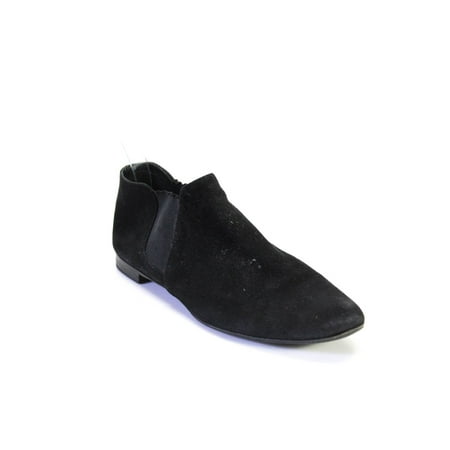 

Pre-owned|CO OP Barneys New York Womens Flat Ankle Booties Black Size 6